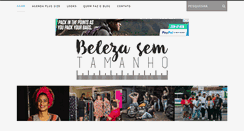 Desktop Screenshot of belezasemtamanho.com